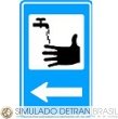 simulado detran placas auxiliares serviço sanitário
