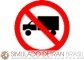 simulado detran placas de regulamentação - proibido trânsito de veículos de carga