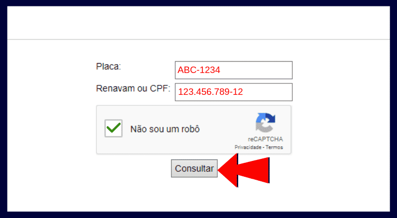 Consulta multas Detran RO